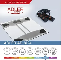 Adler AD 8124 Ваги для ванної, підлогові - мініатюра 3