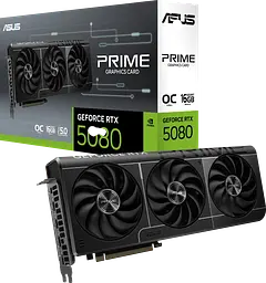 Відеокарта GeForce RTX 5080 16GB Asus Prime OC (PRIME-RTX5080-O16G)