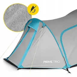 Намет туристичний Mountain Goat Prime Trio 3-місний Grey (P-5905973406581) - мініатюра 9