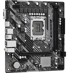 Материнська плата LGA1700, ASRock H610M-HVS/M.2 R2.0, H610, 2xDDR4, Int.Video(CPU), 4xSATA3, 1xM.2, 1xPCI-E 16x 4.0, 1xPCI-E 1x 3.0, ALC897, RTL8111H, 4xUSB3.2/6xUSB2.0, VGA/HDMI, MicroATX - мініатюра 3