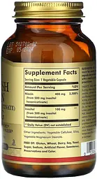 Ніацин (B-3) No-Flush Niacin 500 мг 100 капсул Solgar vit0005298 - мініатюра 2
