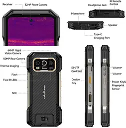 Смартфон Ulefone Armor 27T 12/256GB Black - мініатюра 6