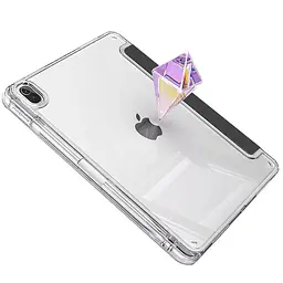 Обкладинка BeCover Ultra Slim Origami Transparent з кріпленням Apple iPad Mini 7 2024 Black (712934) - мініатюра 3