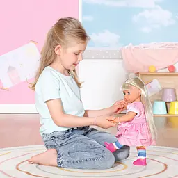 Лялька Baby Born Ніжні обійми Молодша сестричка, з аксесуарами, 36 см (828533) - мініатюра 13