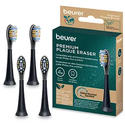 Beurer Насадки для зубних щіток Beurer SC 30/50 Premium Plaque Eraser, проти нальоту, 4 шт в комплекті, чорні - мініатюра 4