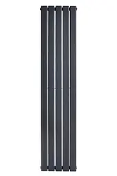 Вертикальний дизайнерський радіатор опалення Arttidesign Livorno II 5/1800/340/50 сірий матовий - мініатюра 4