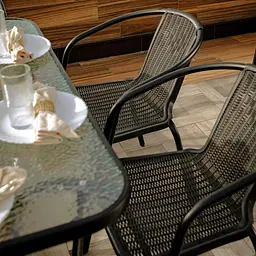 Комплект садових меблів 4Points Siena-6 з прямокутним столом 120x70x70 см - мініатюра 3