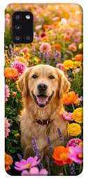 TPU чохол Demsky Flowery labrador для Samsung Galaxy A31