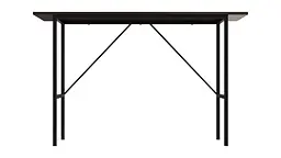 Стіл письмовий Line Тайм Ferrum-decor 750x1200x500 Чорний метал ДСП Венге Магія 16 мм (FRD-106161) - мініатюра 6