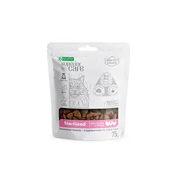 Ласощі з птицею для стерилізованих котів Nature's Protection Superior Care with Poultry Sterilised cat, 75г
