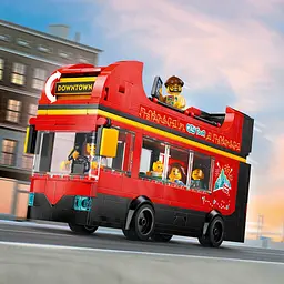 Конструктор LEGO City Червоний двоповерховий екскурсійний автобус 384 деталі (60407) - мініатюра 7