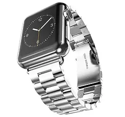 Металевий ремінець Primo Steel годинника Apple Watch 42 мм, 44 мм, 45 мм Silver - мініатюра 3