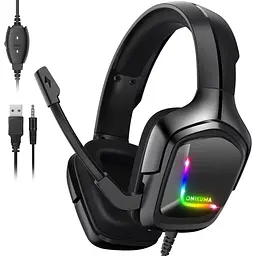 Ігрові навушники Onikuma K20 Black [113080] - мініатюра 4