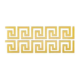 Дзеркальний декор Wall Sticker SW-00002507 акриловий самоклеючий 10 шт. золото