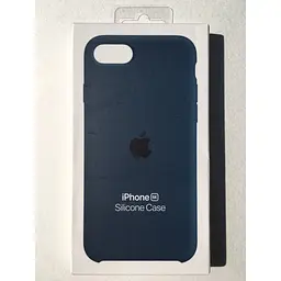 Оригінальний чохол Apple Silicone Case Blue для iPhone 8 / iPhone 7 / iPhone SE 2 (MN6F3ZM/A) - мініатюра 2