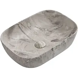 Умивальник накладний Mixxus Premium Diverse-0113 marble 455x325x135 мм MP6544, Мармур - мініатюра 1