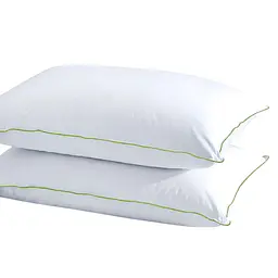 Подушка пух Cosas Snow антиалергенна 70x70 см білий (Pillow_70x70_Fluff_KGreen) - мініатюра 5