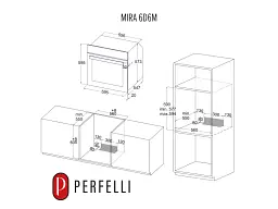 Духовка електрична Perfelli MIRA 6D6M NERO - мініатюра 2