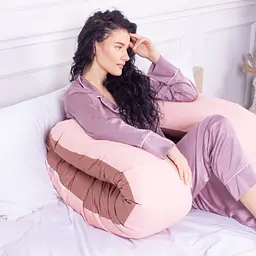 Подушка MirSon для вагітних і відпочинку Naturale Line №8002 U-подібна Riccarda (2200006178125) - мініатюра 6