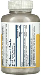 Кальцій і магній Solaray Cal-Mag Citrate High Potency 180 капсул - мініатюра 2