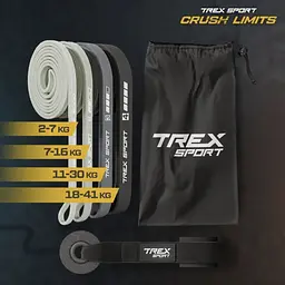 Набір резинок для фітнесу Trex Sport TX-004PB 4в1 2-41кг - мініатюра 11