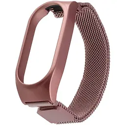 Ремінець Міланська Петля Mi Band 8 Rose Gold (10)