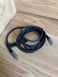 Кабель нейлоновий INIU DI-D5CC USB-C 100 Вт швидка зарядка 2 м чорний (SKU-171) - мініатюра 11