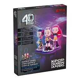 Пазл для створення 3D-моделі Spin Master Кейпоп-мисливиці на демонів: гурт Хантрікс 212 деталей (SM47184/6078016) - мініатюра 2