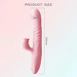 Вібратор для подвійної стимуляції Fanny Pink Boss Series 26-00156 98698 - мініатюра 7