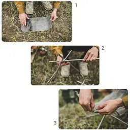 Чаша для багаття Naturehike NH20SK001 20CJ складана - мініатюра 4