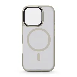 Чехол для Apple iPhone 16 Pro, Uniq MagCase, бежевый, противоударный, панель-накладка с MagSafe, ударопрочный TPU+PC, с магнитом MagSafe, поддержка полноценной беспроводной зарядки, ArmorStandart (ARM79508)