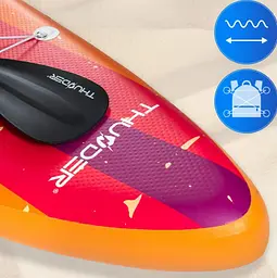 Надувна дошка SUP THUNDER RETRO 320 см з веслом - мініатюра 2