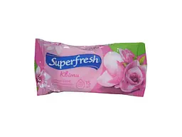 Вологі серветки SUPER FRESH 15шт Flower