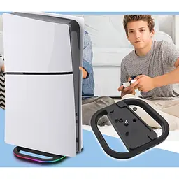 Підставка для консолі Honcam HC-A3775 RGB для PS5/PS5 Slim/PS5 Pro [165756] - мініатюра 5