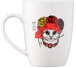 Чашка Ardesto Stephanie, 320 мл, білий (AR3465) - мініатюра 4