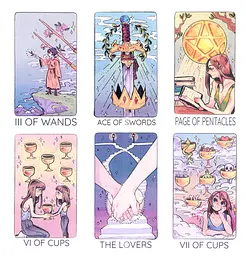 Карти Таро Tarot Deck Брітс Третє Око Britts third eye 78 штук в комплекті 10 см - мініатюра 4