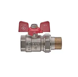 Кран кульовий з американкою Nolf classic 3/4" прямий NFC.921-08 (NF3151) - мініатюра 4