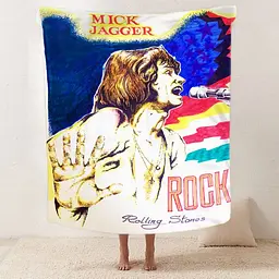 Плед 3D Mick Jagger 12027 135х160 см. - миниатюра 2