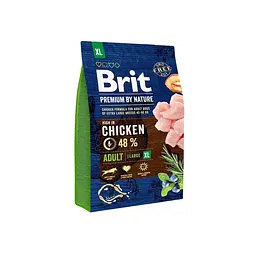 Сухий корм Brit Premium Adult XL 3 кг для дорослих собак гігантських порід (вагою від 45 кг)