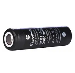 Акумулятор Keeppower Li-ion IMR18650 2500mAh (30A) високотоковий - мініатюра 3