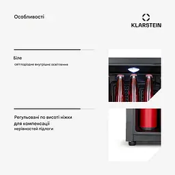 Холодильник Klarstein Beersafe M 35л (10033119) - мініатюра 6