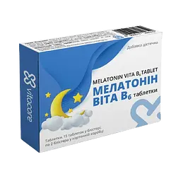 Мелатонін Віта В6 табл. 245 мг, тм Vitacore №30