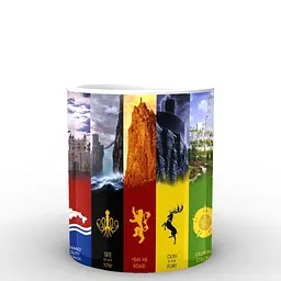 Кухоль GeekLand Game of Thrones Дома Вестероса GT.02.007 330 мл білий - мініатюра 3