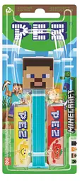 Диспенсер із цукерками Pez Minecraft Steve 17г