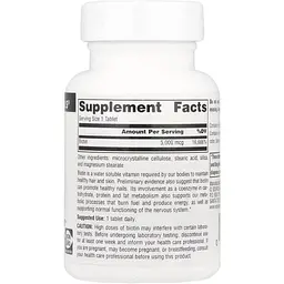 Біотин Source Naturals Biotin 5000 мкг 60 таблеток (2023-10-4622) - мініатюра 2
