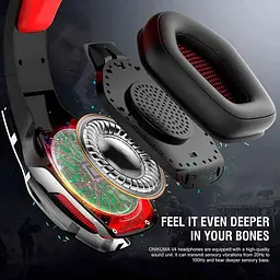 Дротова ігрова гарнітура Hunterspider Gaming with LED V4, USB, 3.5mm, 2.2m, silver - мініатюра 9