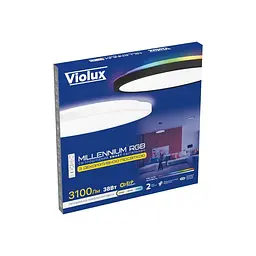 Світильник LED Violux ДББ MILLENNIUM RGB 48W 3000-6000K IP20 круг білий - мініатюра 5