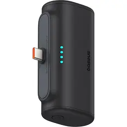 Зовнішній акумулятор Baseus Compact Type-C Edition 5000mAh 20W Black (P10068306113-00) [132858] - мініатюра 4