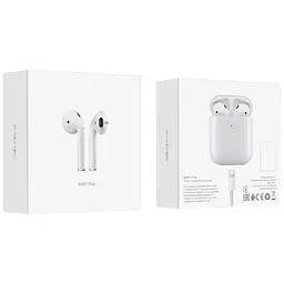 Навушники Borofone BW01 Plus Bluetooth TWS білий - мініатюра 4