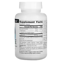 Натуральна добавка Source Naturals D-Mannose 500 mg, 60 капсул - мініатюра 2